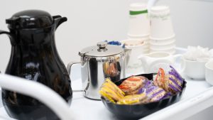 Image of amenities included on kindness trolley