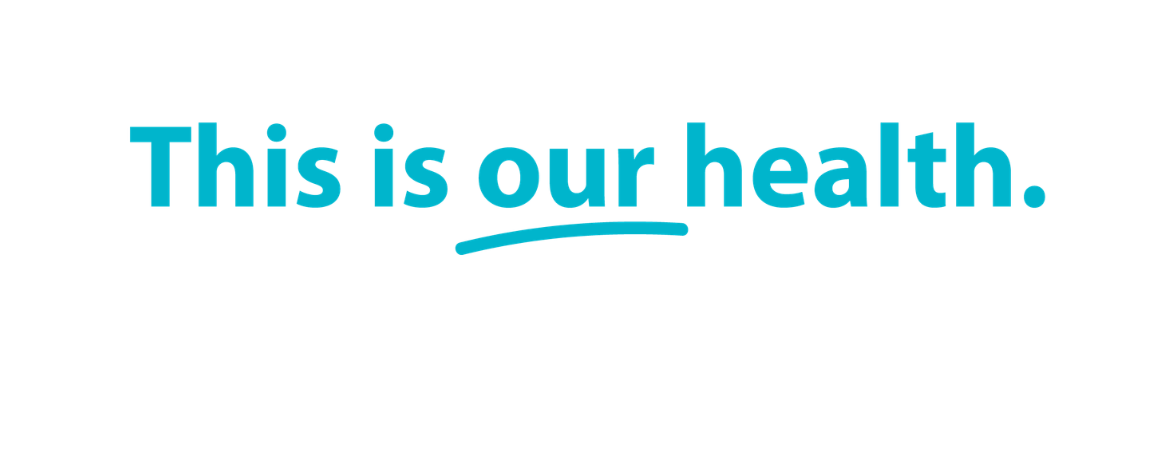 This is our health. The 'our' is ubderlined